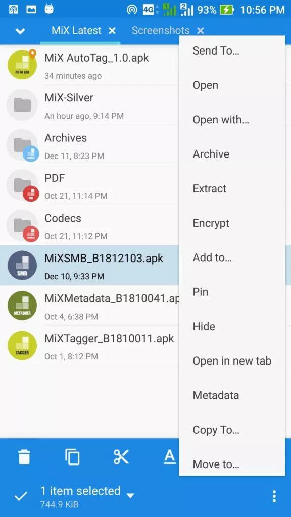mixplorer silver 2