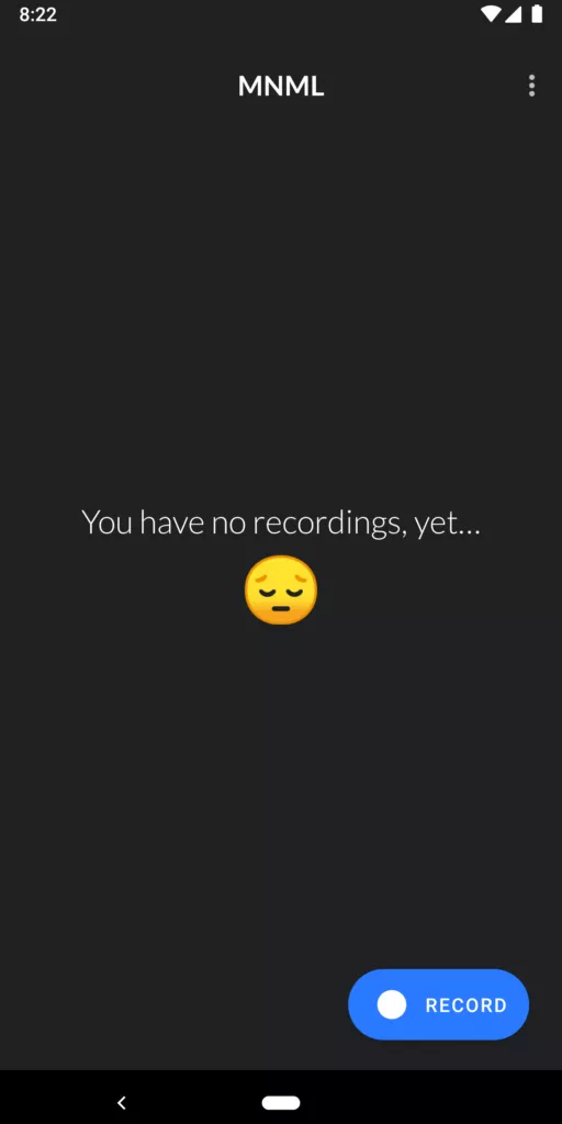 MNML Screen Recorder android