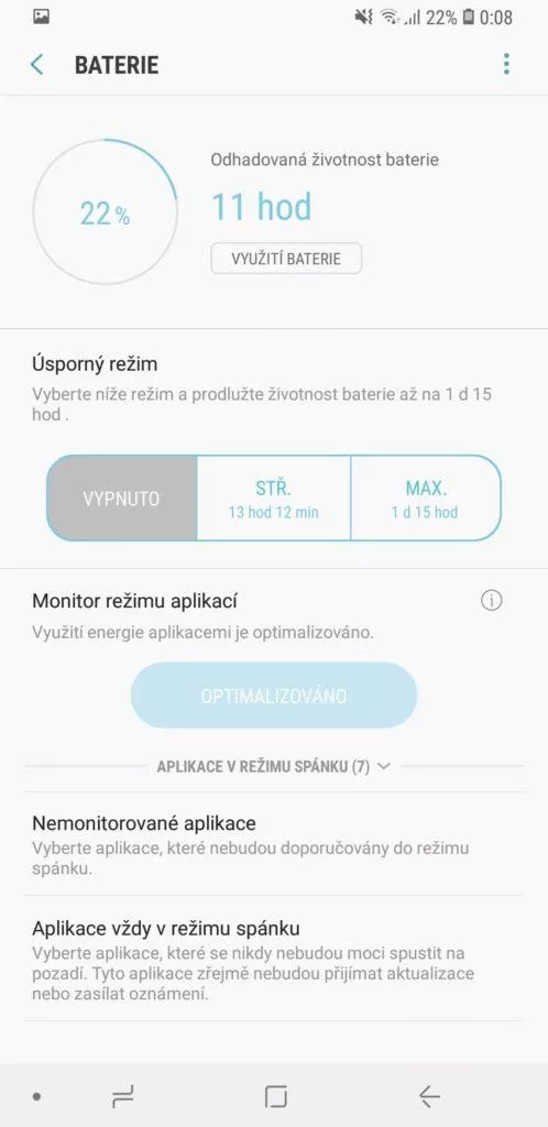 Samsung Galaxy A9 baterie