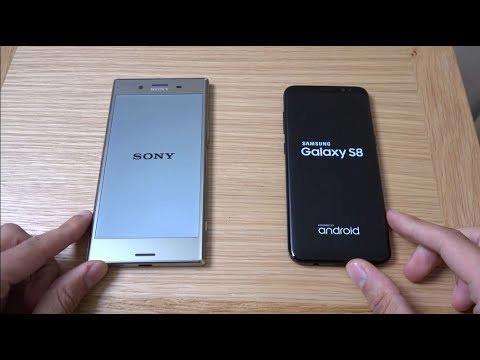 Sony Xperia XZ Premium vs Samsung Galaxy S8 - Speed Test!