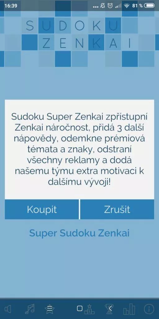 Sudoku Zenkai - premium