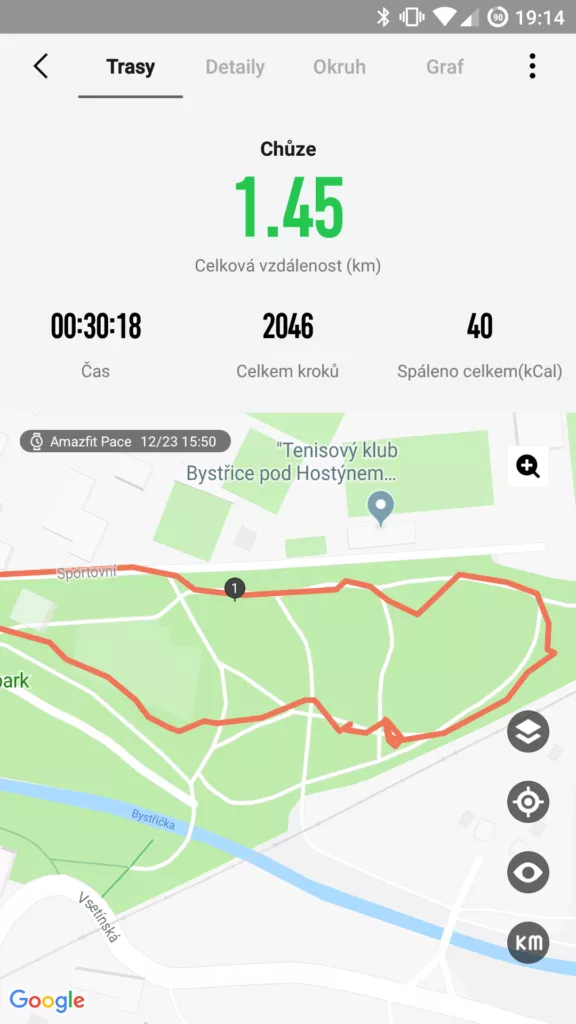 xiaomi amazfit pace test gps