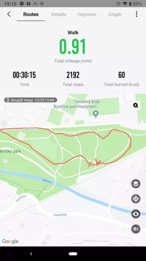 Xiaomi Amazfit Verge test gps