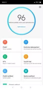 Xiaomi Mi 8 Lite optimalizace