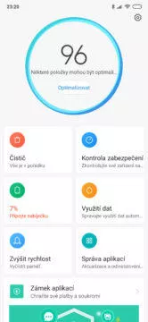 Xiaomi mi mix 3 optimalizace