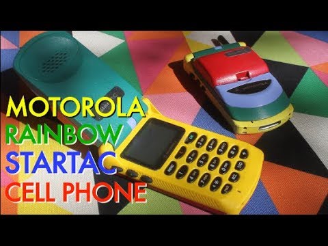 1996 Motorola Rainbow StarTAC (WORKING IN 2018)