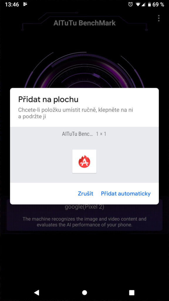 AiTuTu benchmark plocha