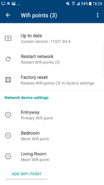 aplikace Google Wi-Fi points