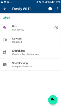 aplikace Google Wi-Fi rodicovska kontrola