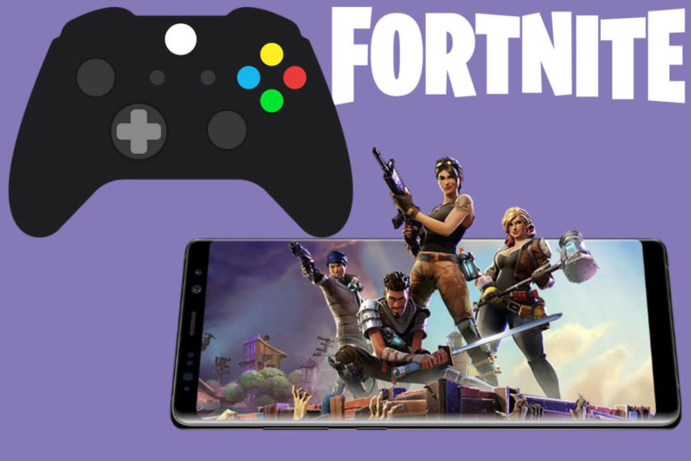 fortnite podpora gamepad telefony android ios