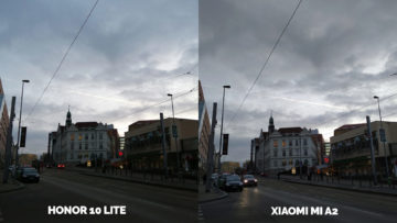 fototest Xiaomi Mi A2 vs Honor 10 Lite ulice denni svetlo