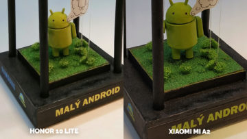 fototest Xiaomi Mi A2 vs Honor 10 Lite umele osveltleni android detail