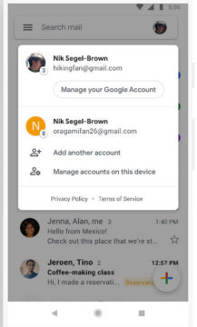 gmail redesign android