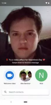 google duo nocni rezim aktivni