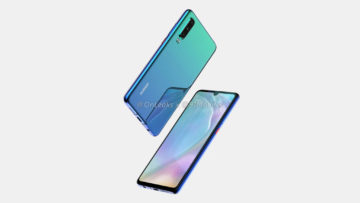 huawei p30 pro render