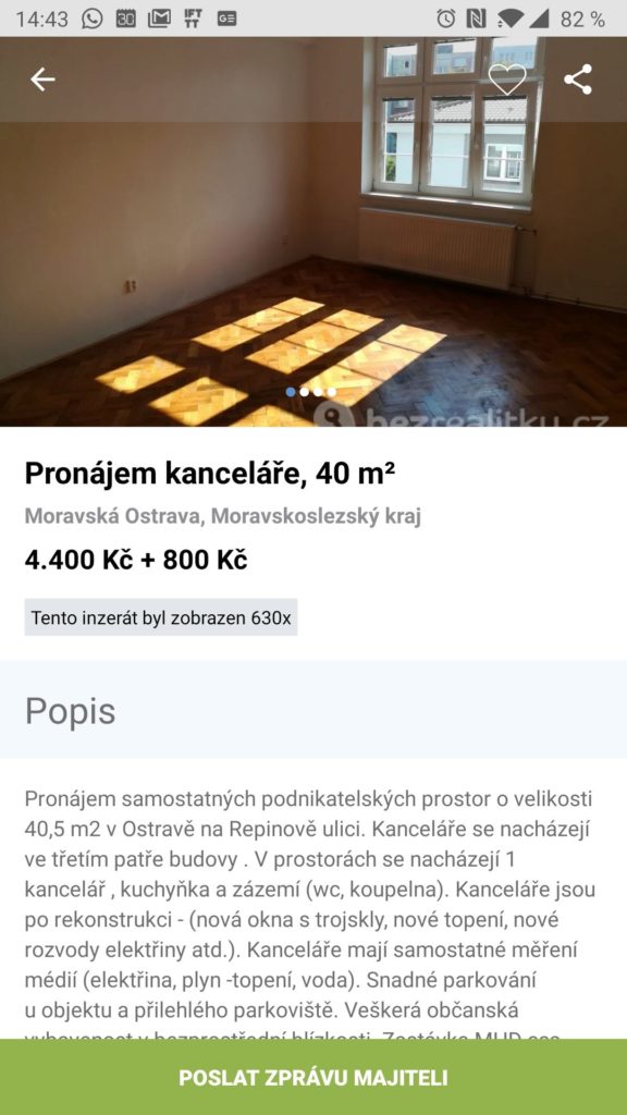 Informace o nemovitosti
