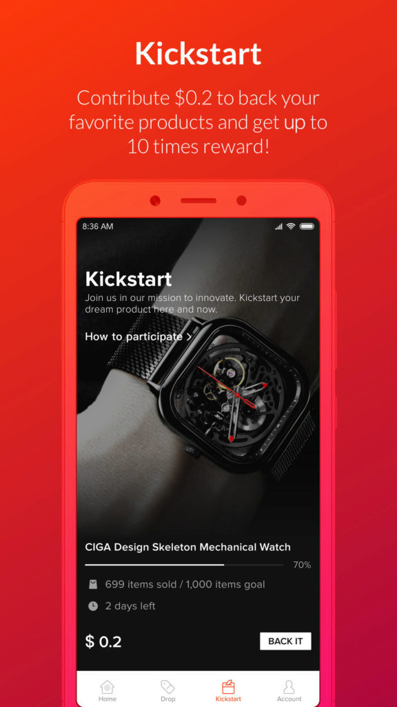 kickstart xiaomi sharesave nakup