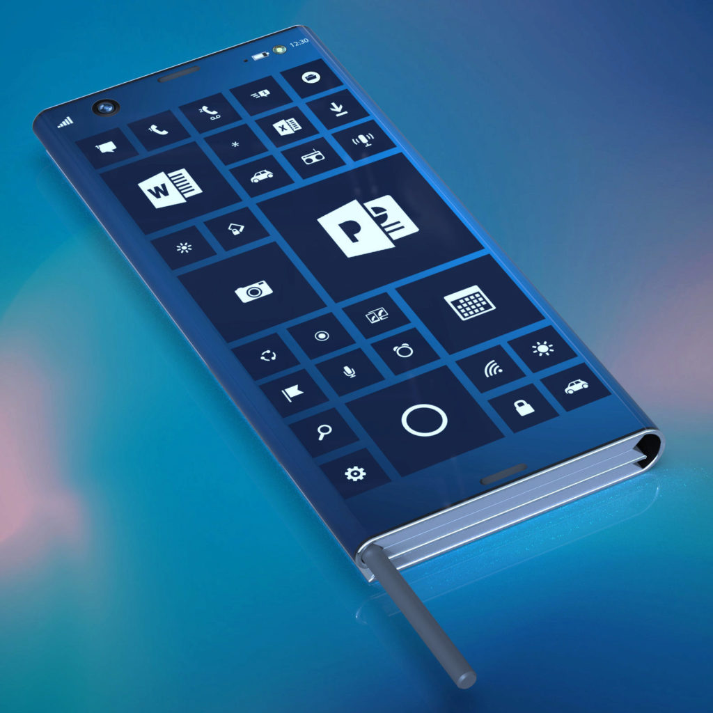 ohebny displej intel stylus koncept