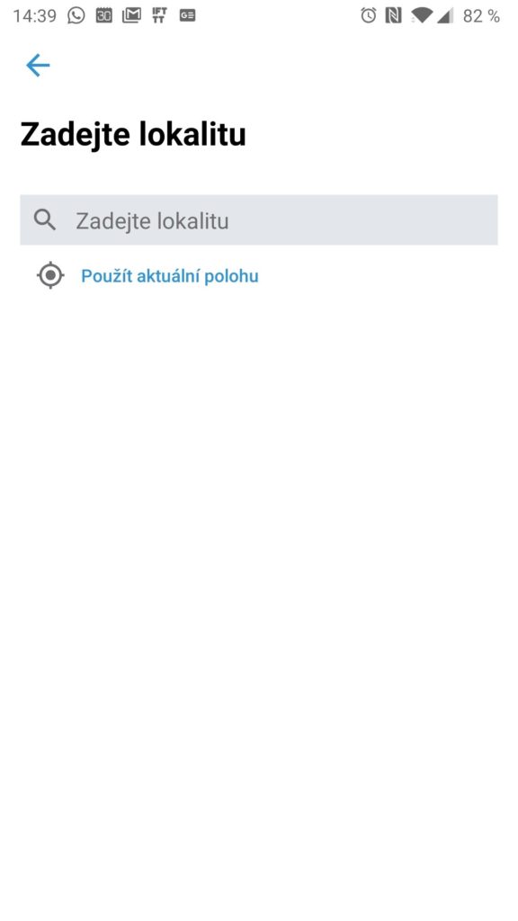 Určení polohy