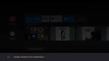 Android TV sledovani TV set top box hlasove vyhledavani
