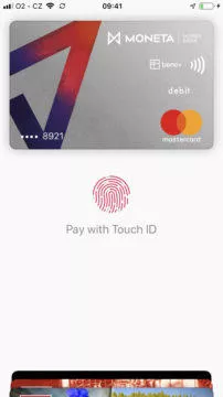 Apple Pay ceska republika moneta