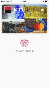 Apple Pay placeni iphonem