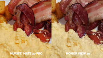 Fototest Honor View 20 vs Huawei Mate 20 Pro jidlo detail