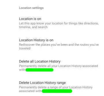 google mapy lokace odstraneni historie