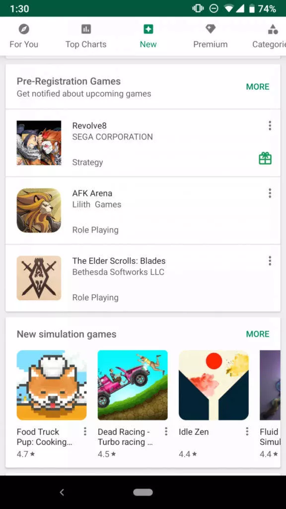 Google Play obchod nove funkce