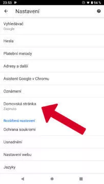 google-zmena-domovske-stranky-nastaveni-chrome