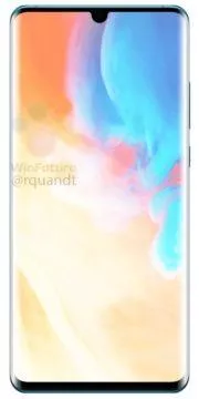 huawei p30 pro displej telefonu