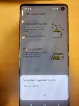 kryptomeny-Samsung-s10-Blockchain