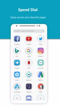 Momentum Browser aplikace