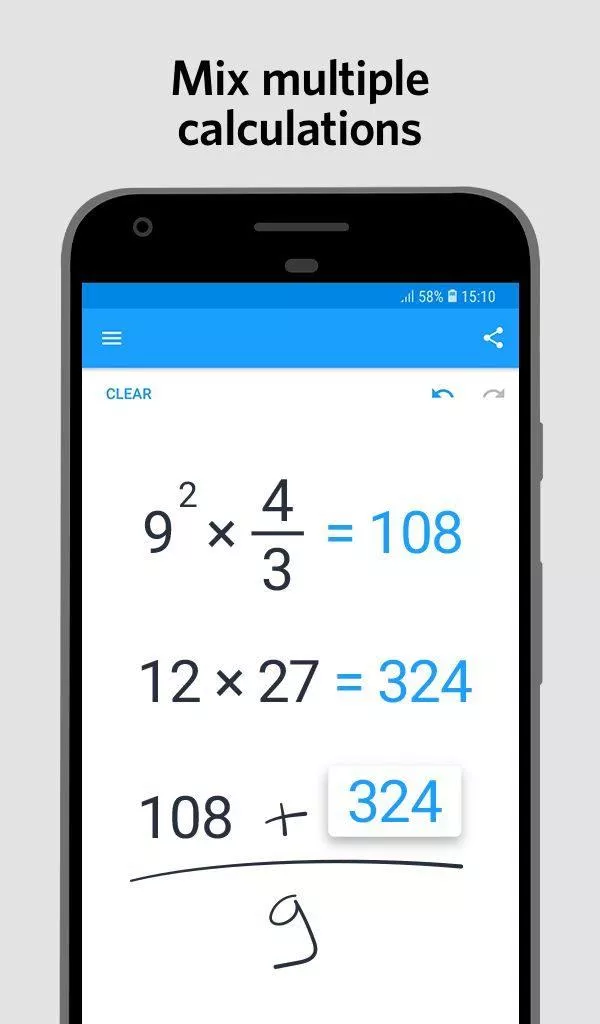 myscript calculator 2 3