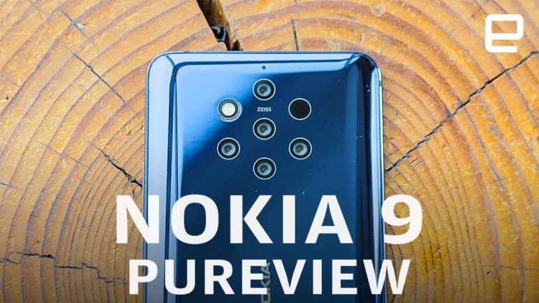 Nokia 9 PureView Hands-On at MWC 2019: Five Cameras in a Phone