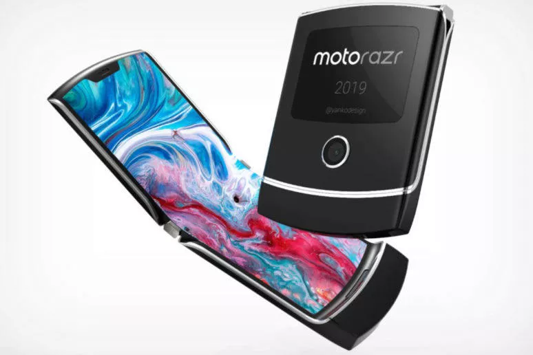 ohebny telefon motorola razr 2019