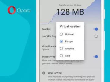 opera vpn betaverze