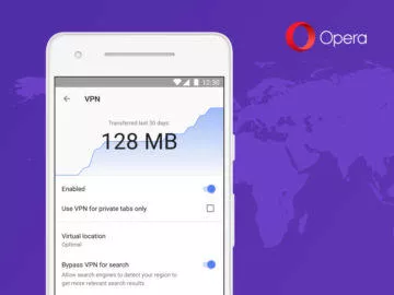 opera vpn prohlizec