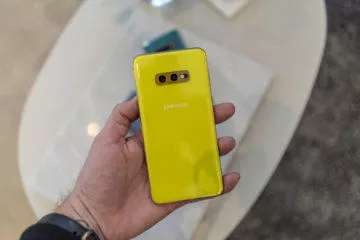 samsung galaxy 10e yellow canary