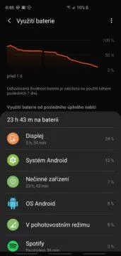 samsung galaxy s10 baterie