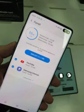 Samsung Galaxy S10 Plus 6GB RAM pamet