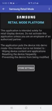 Samsung Galaxy S10 Plus retail rezim