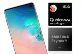 samsung galaxy s10 snapdragon 855 exynos 9820