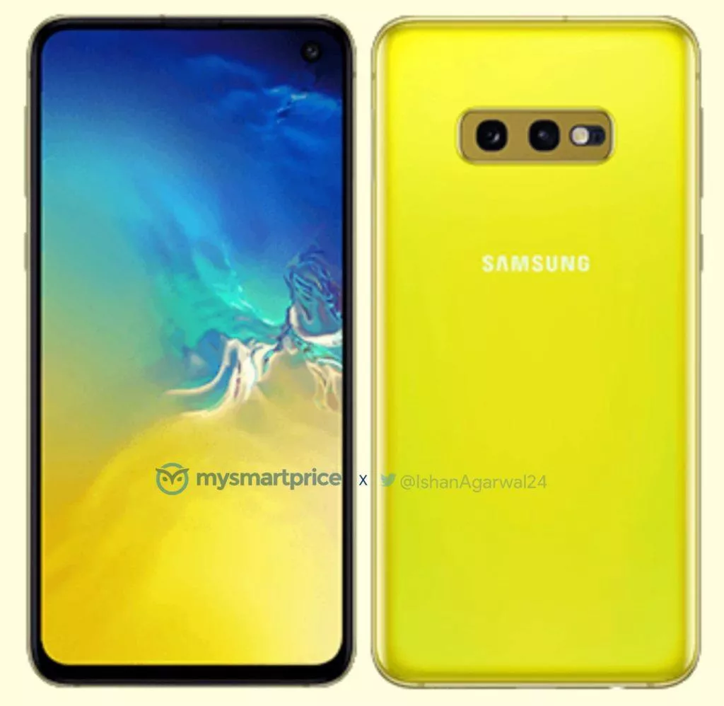 samsung galaxy s10e design
