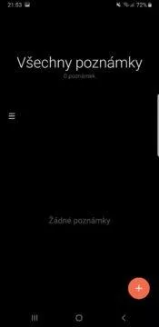 Samsung One UI poznamky tmavy rezim