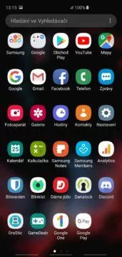 Samsung One Ui samsung galaxy s10 menu s aplikacemi