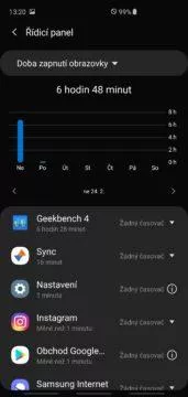 Samsung One Ui samsung galaxy s10 ridici panel