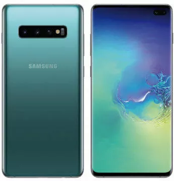 samsung s10+ design zelena barva