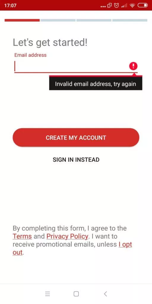 Správce hesel Lastpass app start
