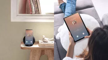 tablet Samsung Galaxy Tab S5e propojeni s telefonem